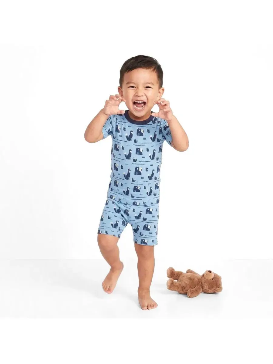 Комплект пижам с коротким рукавом и шортами, Bear-venture Mightly, Bear-Venture — изображение 2 из 4