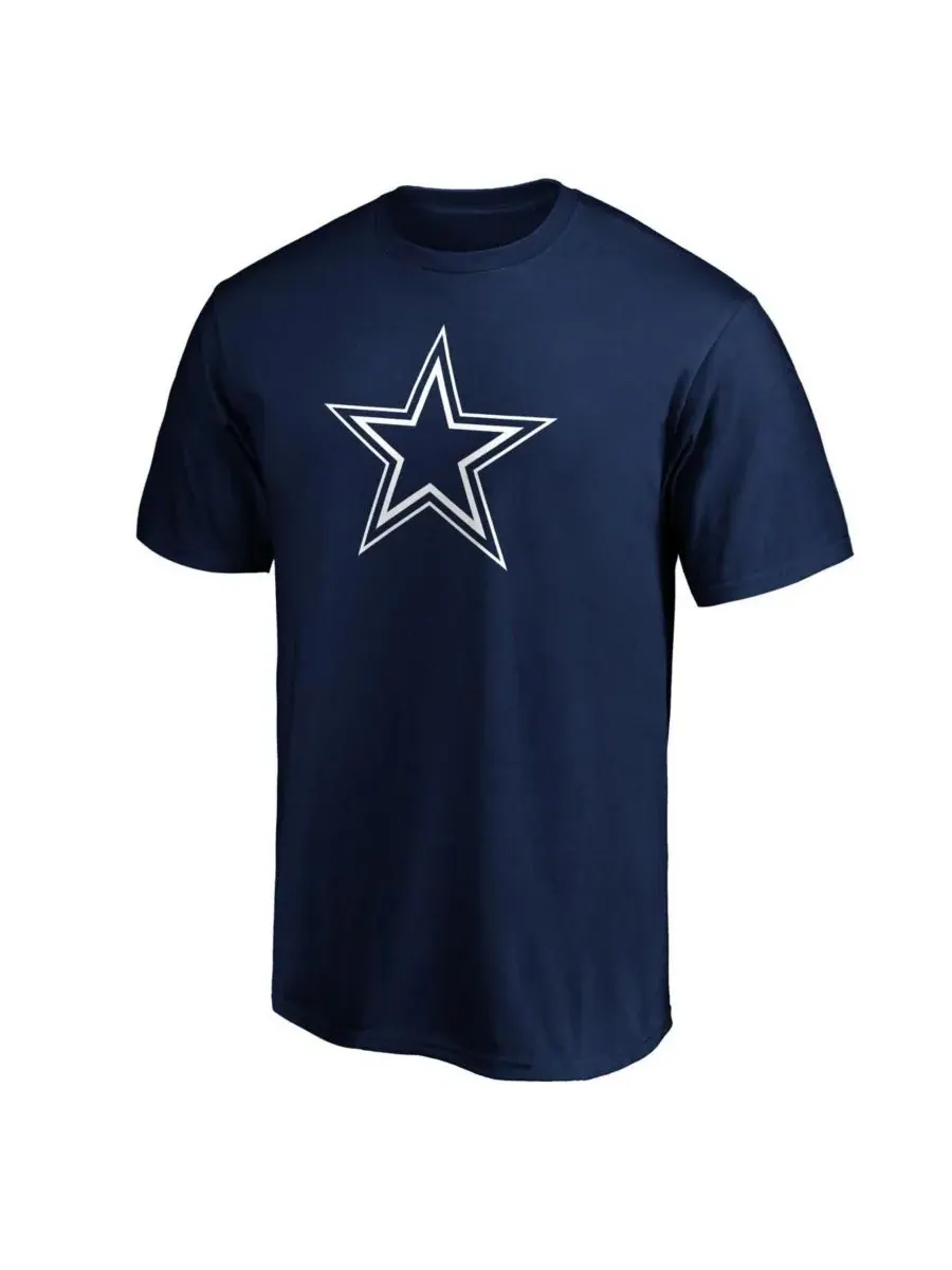 Fanatics Mto Label Мужская темно-синяя футболка с основным логотипом Dallas Cowboys — изображение 2 из 3, темно-синий