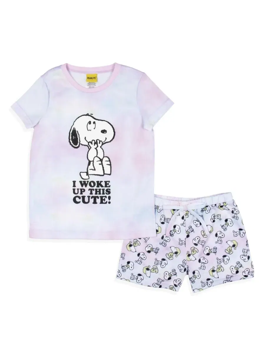 Комплект пижамы с принтом Snoopy I Woke Up This Cute Peanuts, Open Miscellaneous