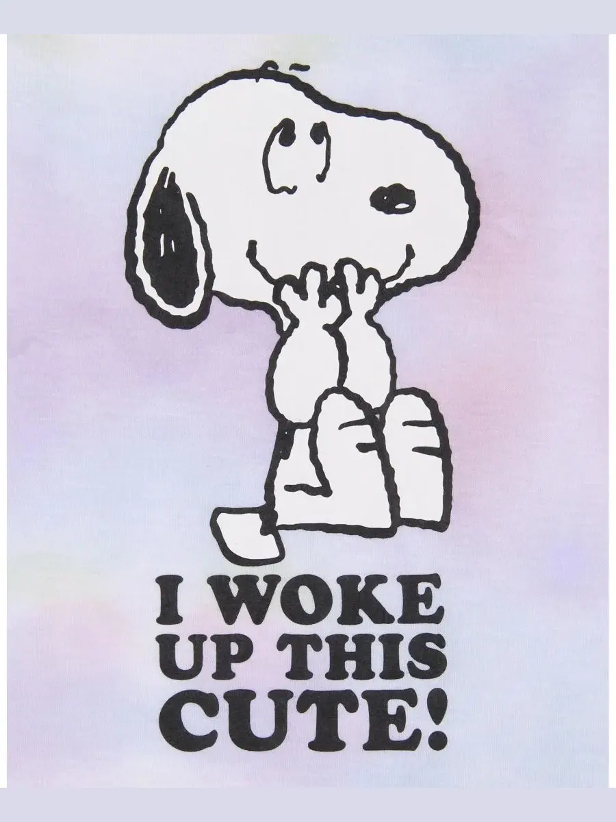 Комплект пижамы с принтом Snoopy I Woke Up This Cute Peanuts, Open Miscellaneous — изображение 3 из 3