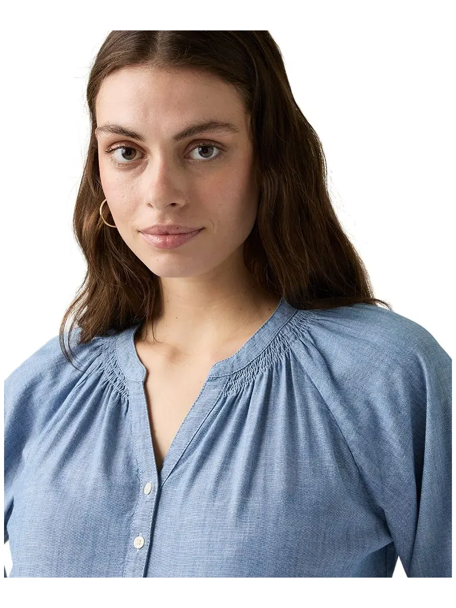 Блуза с разрезом у горловины Reverie Split Neck Levi's, Why Hello — 3