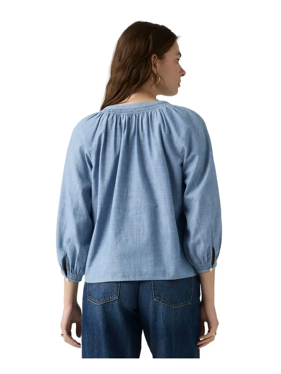 Блуза с разрезом у горловины Reverie Split Neck Levi's, Why Hello — 4