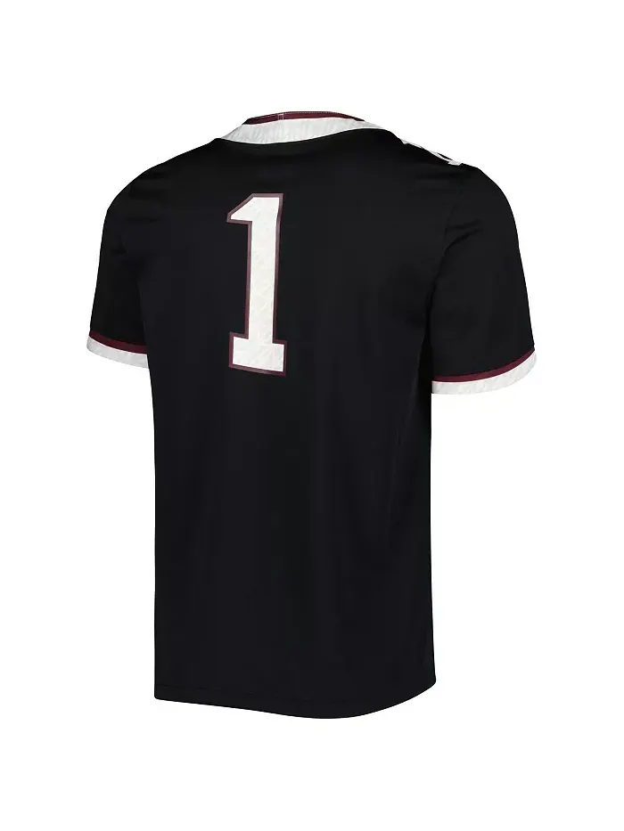 Мужская футбольная майка #1 Black Minnesota Golden Gophers Untouchable Nike — изображение 2 из 3