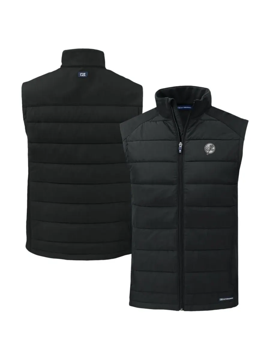 Мужской жилет без рукавов с флисовой подкладкой New York Yankees Evoke Hybrid Eco Softshell