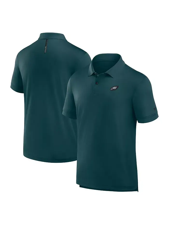 Мужская поло Philadelphia Eagles Front Office Move Mono в цвете Midnight Green Fanatics