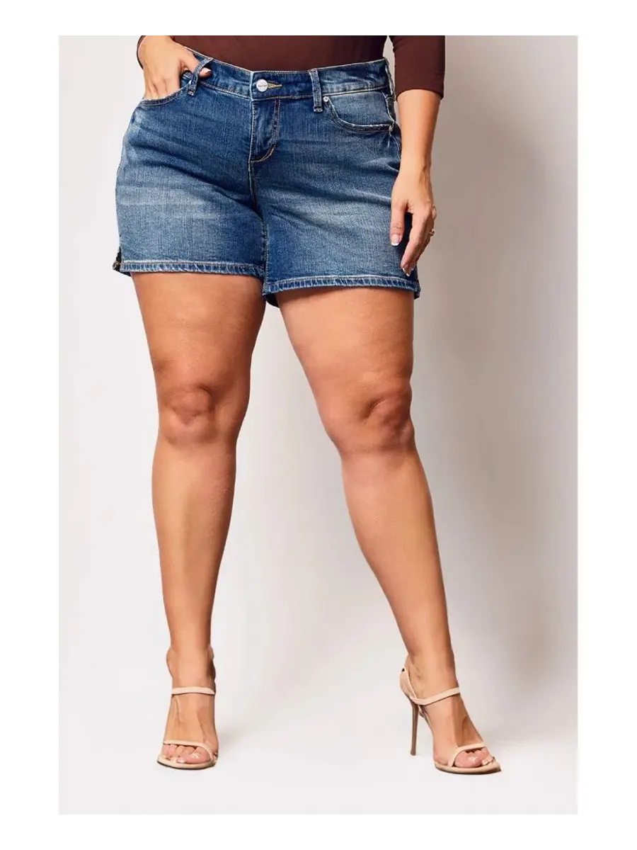 Шорты джинсовые с боковыми разрезами SLINK Jeans, Willow