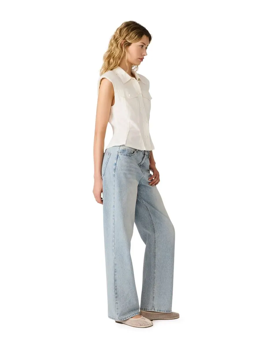 Блузка с воротником модель Cassady Steve Madden, Antique — изображение 4 из 6