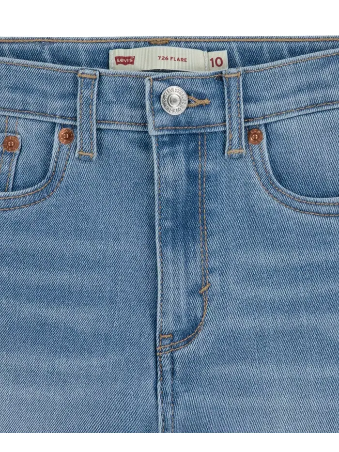Джинсы с высокой посадкой и расклешенным низом Big Girls 726 Levi's — изображение 3 из 7