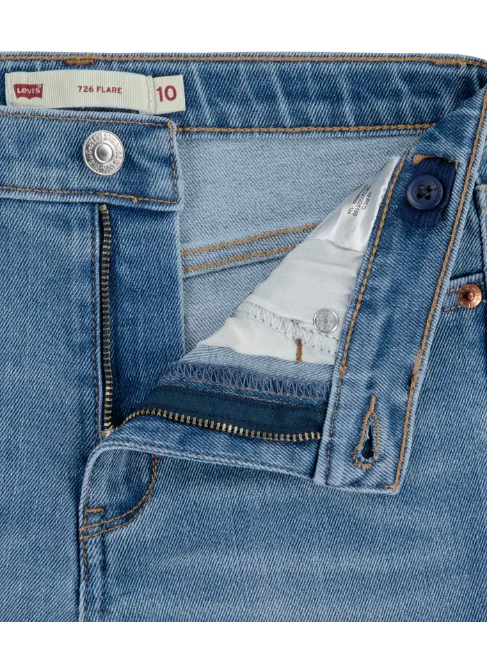 Джинсы с высокой посадкой и расклешенным низом Big Girls 726 Levi's — изображение 4 из 7