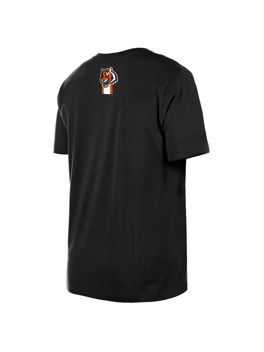 New Era Мужская черная футболка с принтом Cincinnati Bengals "3rd Down" высокой плотности — изображение 2 из 3, черный