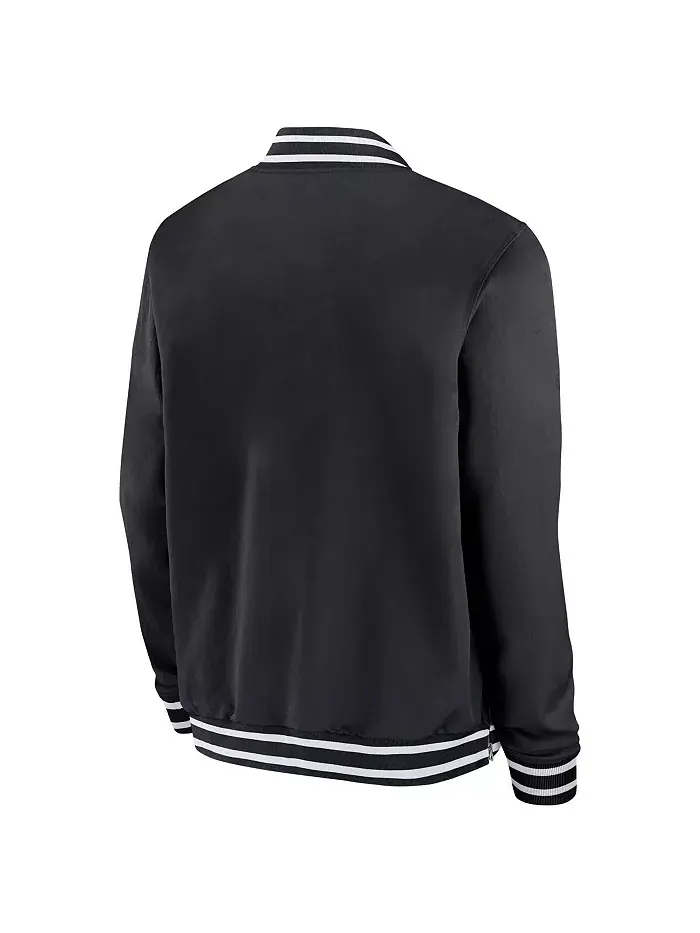 Мужская черная бомбер-куртка на молнии Army Black Knights 2024 Rivalry Collection Nike — изображение 3 из 3