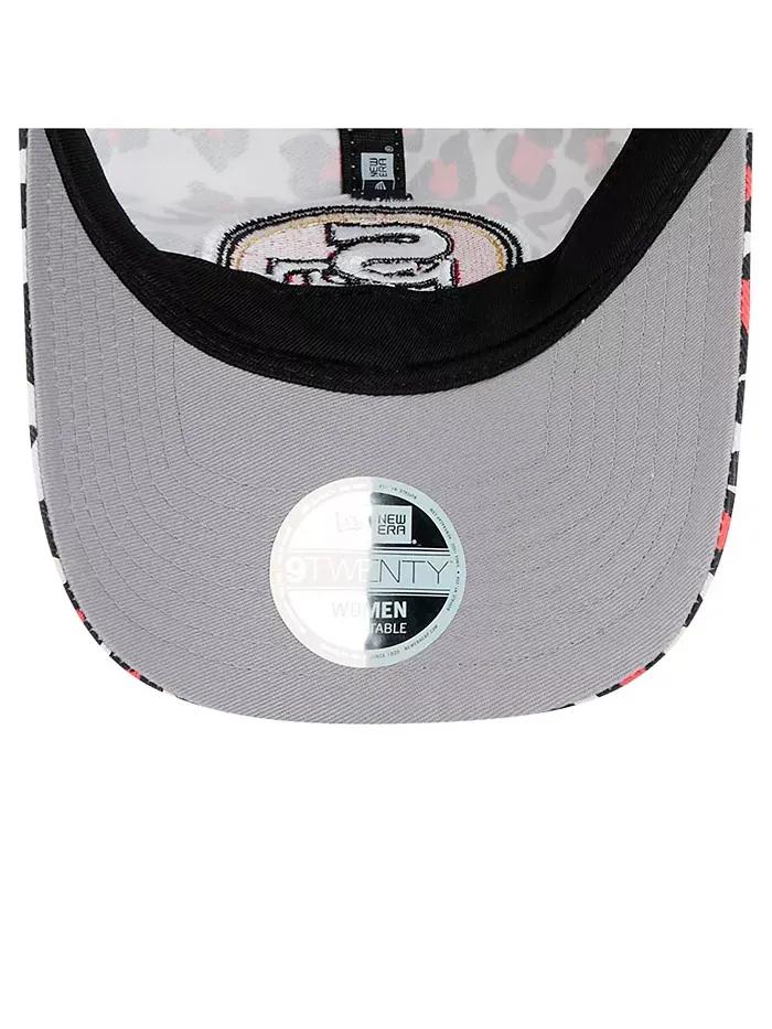 Белая регулируемая кепка San Francisco 49ers Active Leopard 9TWENTY для дошкольников New Era — изображение 3 из 5