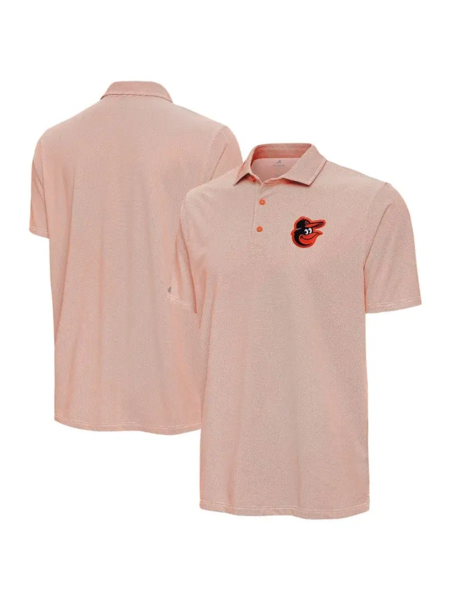 Поло с вышивкой логотипа Baltimore Orioles Antigua