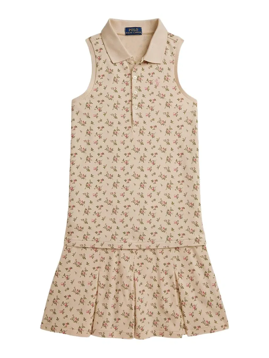 Комплект из поло и юбки-шорт с флоральным принтом Polo Ralph Lauren, Beatty Floral