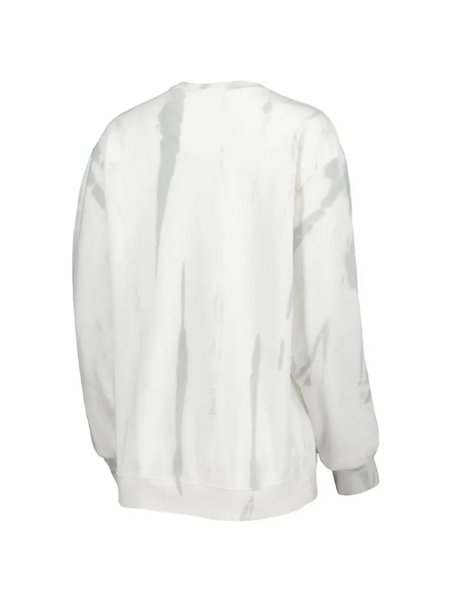 League Collegiate Wear Мужская белая с серебристыми вставками классическая махровая толстовка с — изображение 2 из 4
