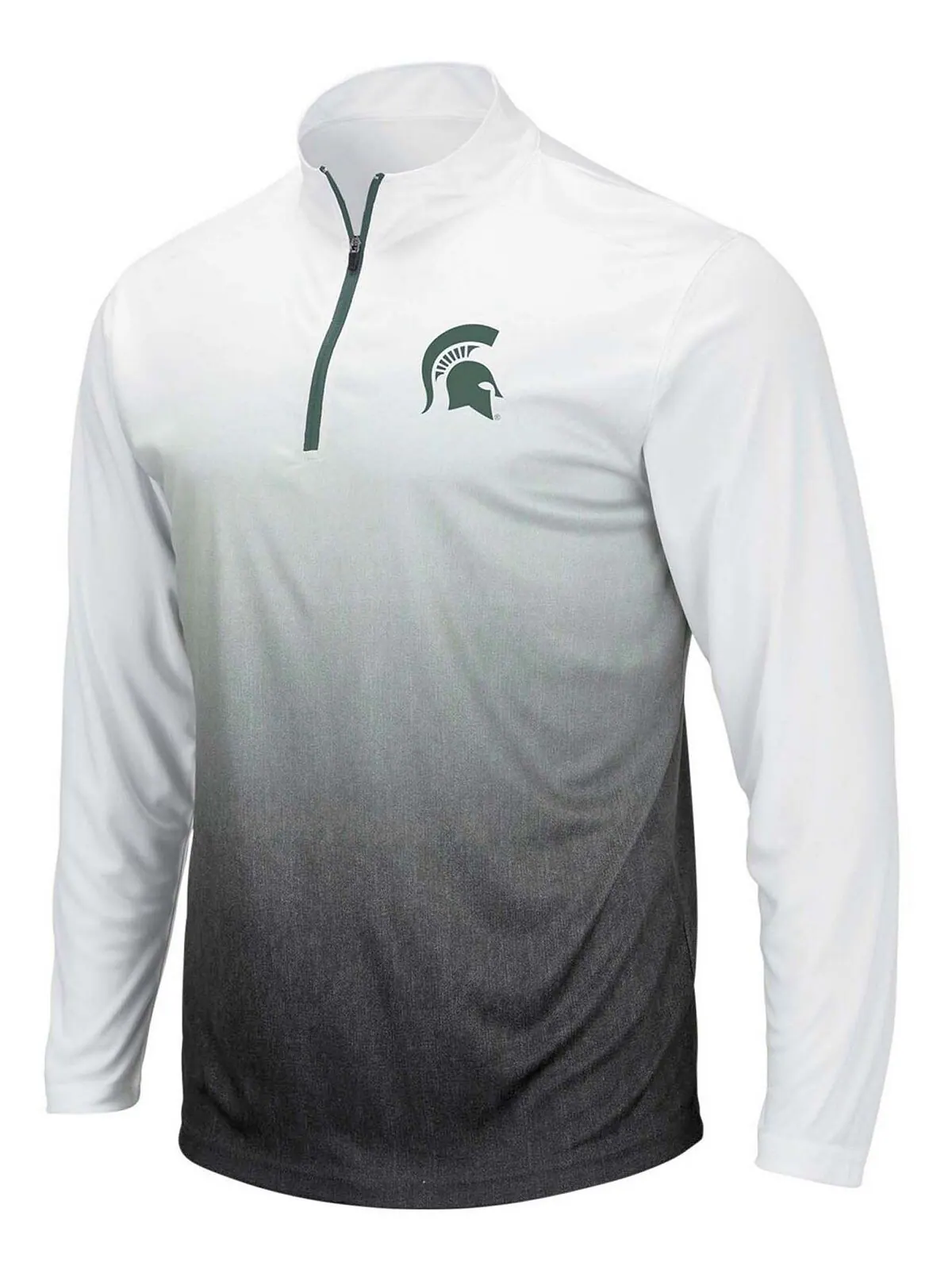 Мужская серая куртка michigan state spartans magic team logo с молнией на четверть Colosseum — изображение 3 из 4, серый