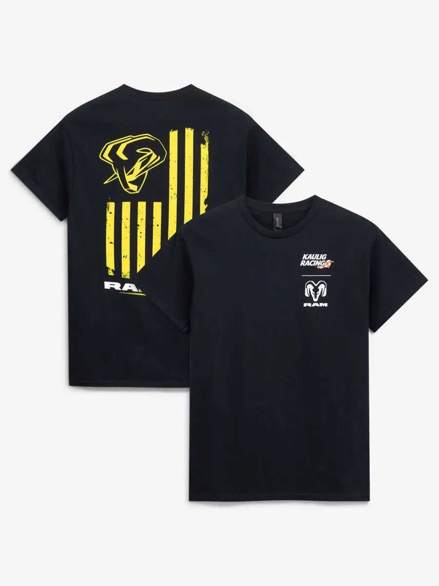 Футболка с принтом Ram Nation Kaulig Racing — черный