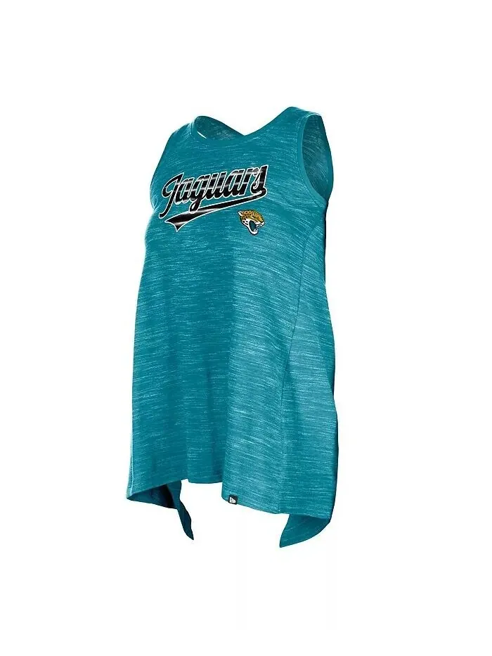 Женская майка-топ Teal Jacksonville Jaguars Space Dye Active New Era — изображение 2 из 3