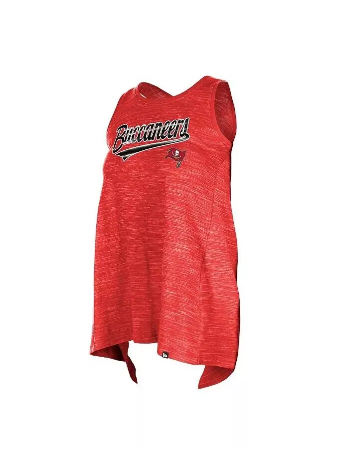 Женская красная майка Tampa Bay Buccaneers Space Dye Active New Era — изображение 3 из 3