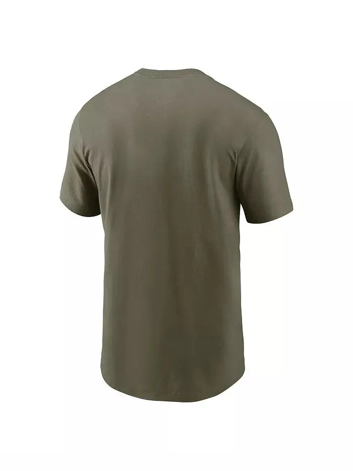 Мужская футболка Olive Oklahoma Sooners 2024 Military Appreciation с тональным логотипом Jordan — изображение 2 из 3