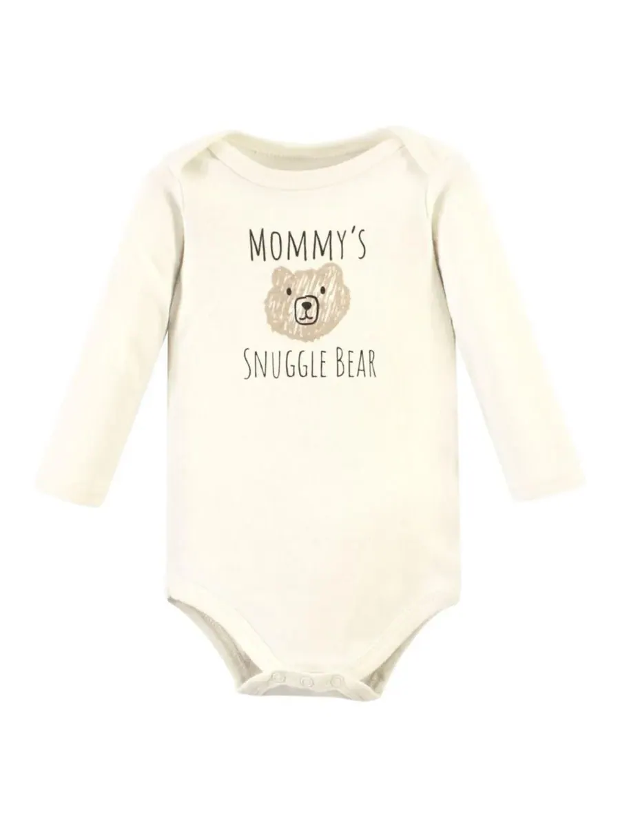 Коллекция хлопковых боди и брюк Hudson Baby, Snuggle Bear — изображение 3 из 5