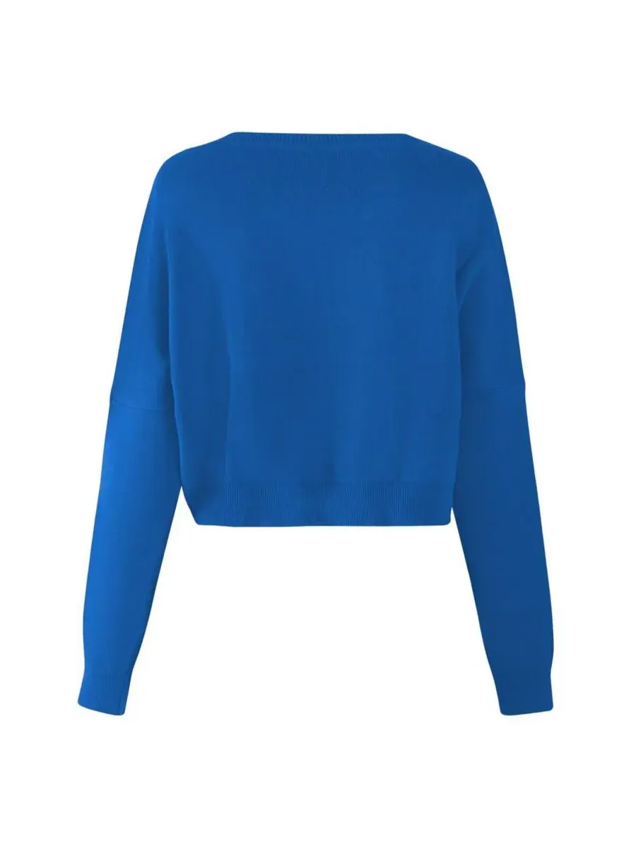 Женский укороченный вязаный пуловер Royal Florida Gators Oversized Ivy Hype And Vice — изображение 3 из 3, королевский