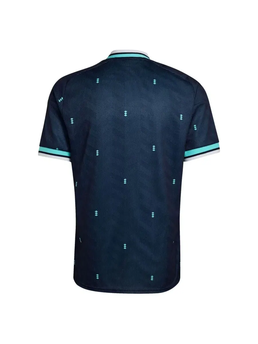 Футболка с коротким рукавом Germany National Team Away Replica Jersey adidas — изображение 4 из 4, темно-синий