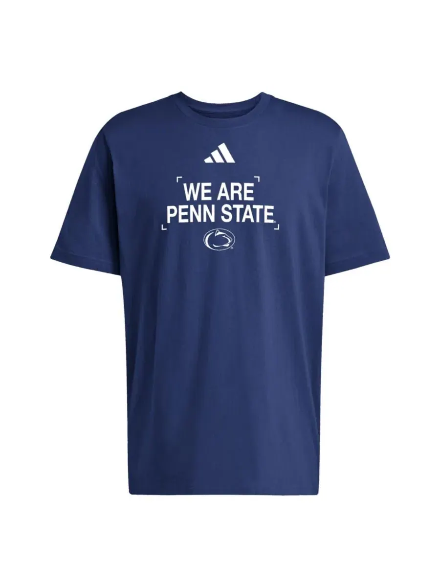 Футболка с принтом Penn State Nittany Lions adidas — изображение 3 из 3, темно-синий