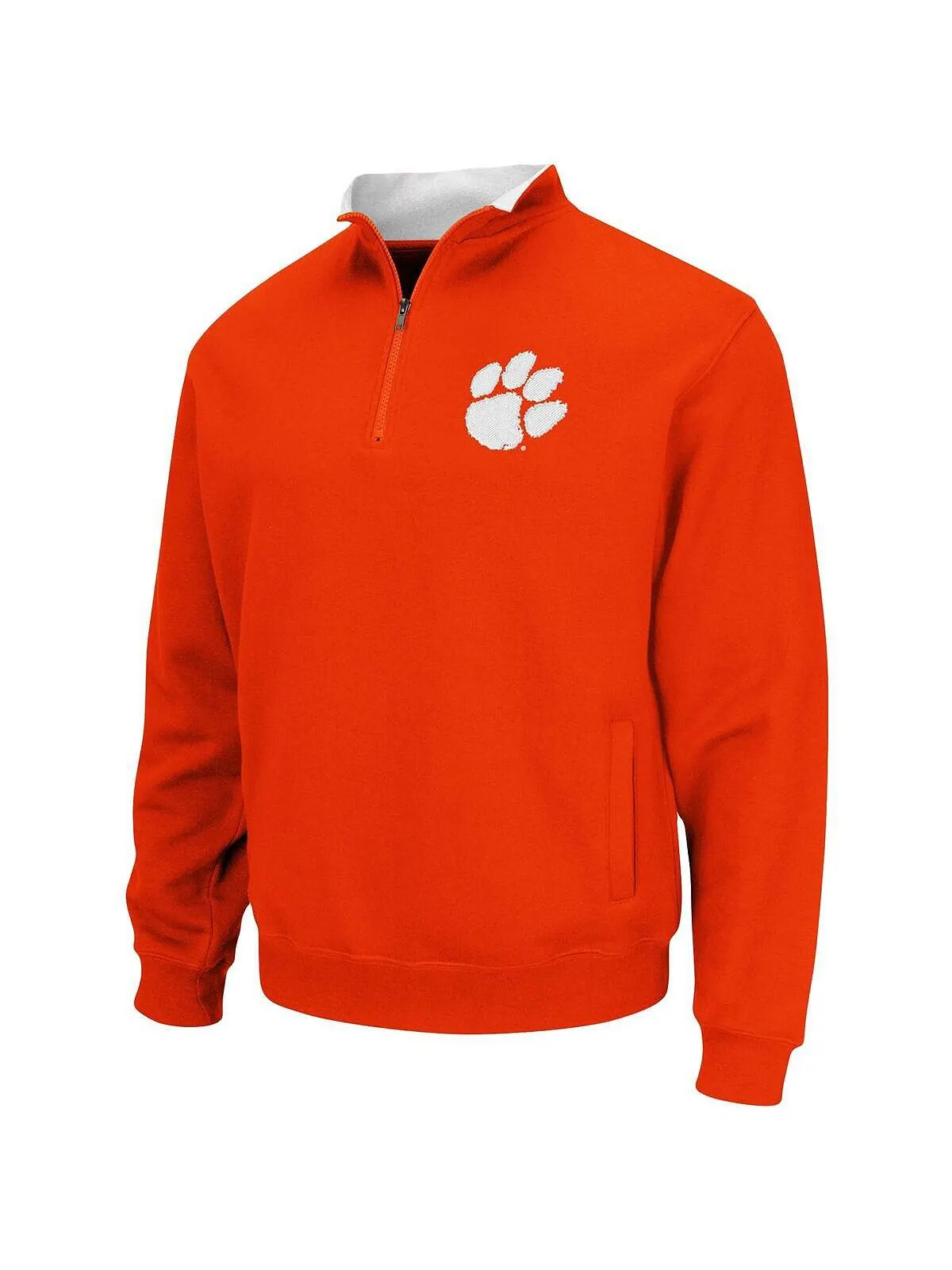 Мужская оранжевая куртка clemson tigers big and tall tortugas с молнией на четверть Colosseum — изображение 2 из 3, оранжевый
