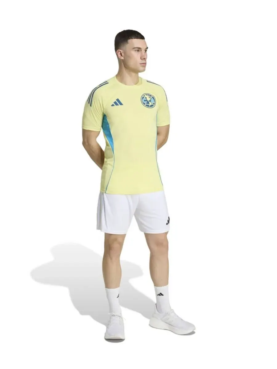 Футболка тренировочная с длинным рукавом Club America Tiro 2025/26 AEROREADY adidas — изображение 3 из 4, желтый