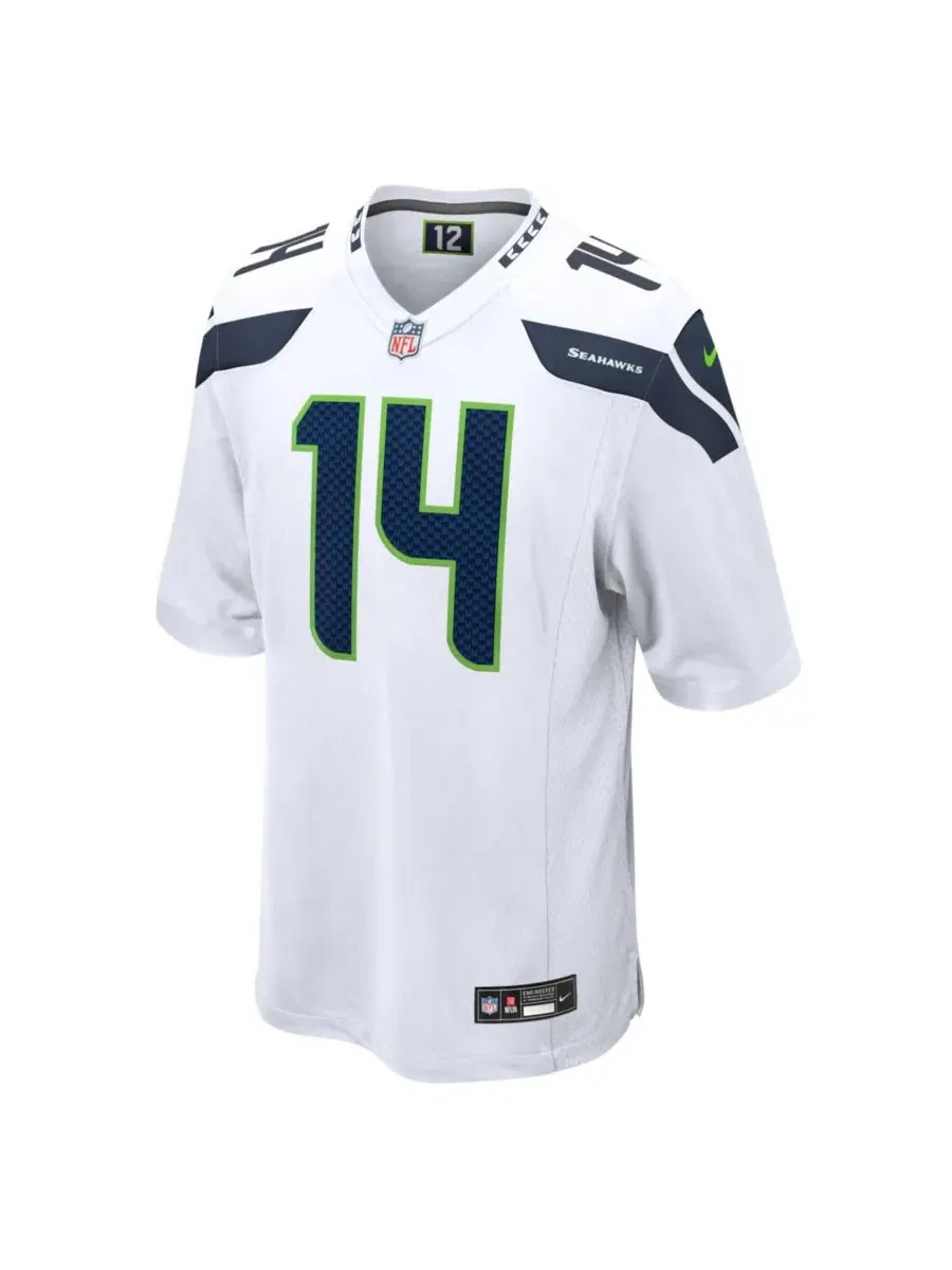 Футболка-джерси Nike White, Sam Darnold, Seattle Seahawks — изображение 2 из 3, белый