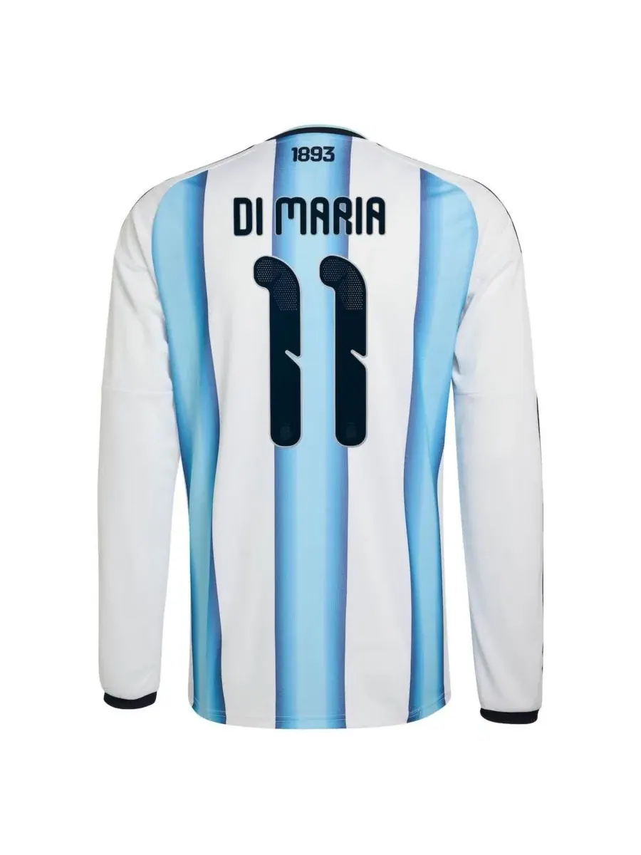 Футболка с длинным рукавом Angel Di Maria adidas — изображение 2 из 3, белый