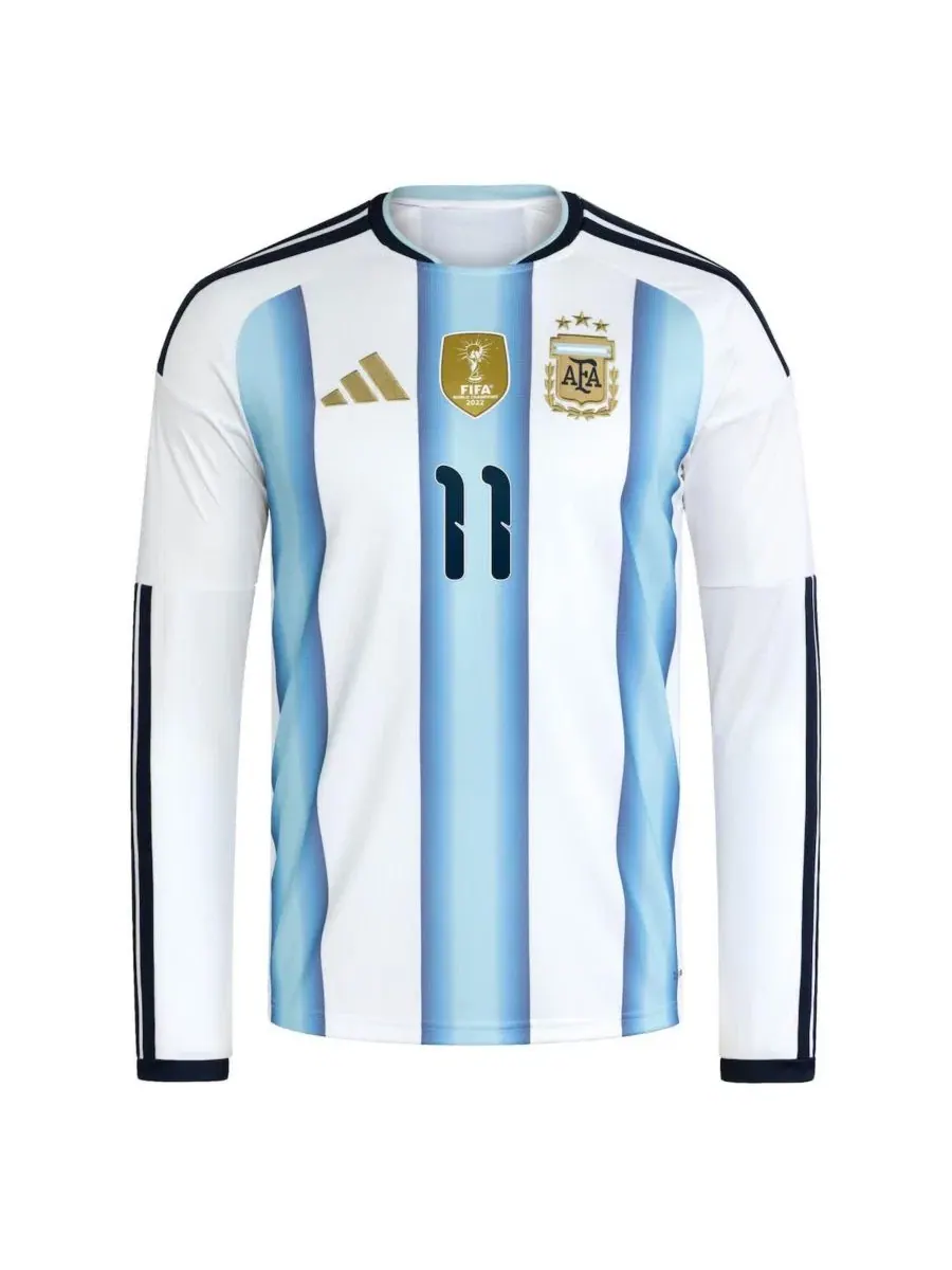 Футболка с длинным рукавом Angel Di Maria adidas — изображение 3 из 3, белый