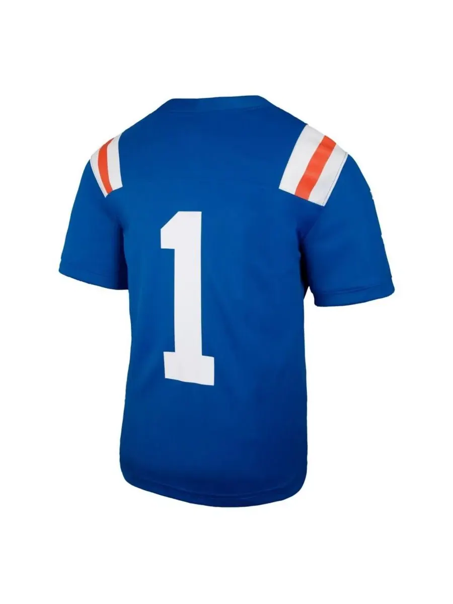 Футбольная джерси Florida Gators Alternate с длинным рукавом Jordan — изображение 3 из 3, королевский