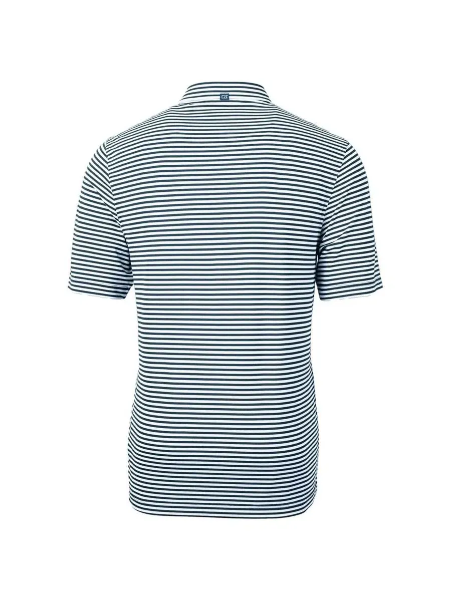 Поло с принтом Auburn Tigers Throwback Logo из полиэстера Cutter & Buck — изображение 3 из 5, темно-синий