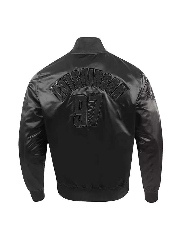 Мужская куртка на молнии Aidan Hutchinson черная Detroit Lions Player Full-Snap Jacket Pro Standard — изображение 5 из 5