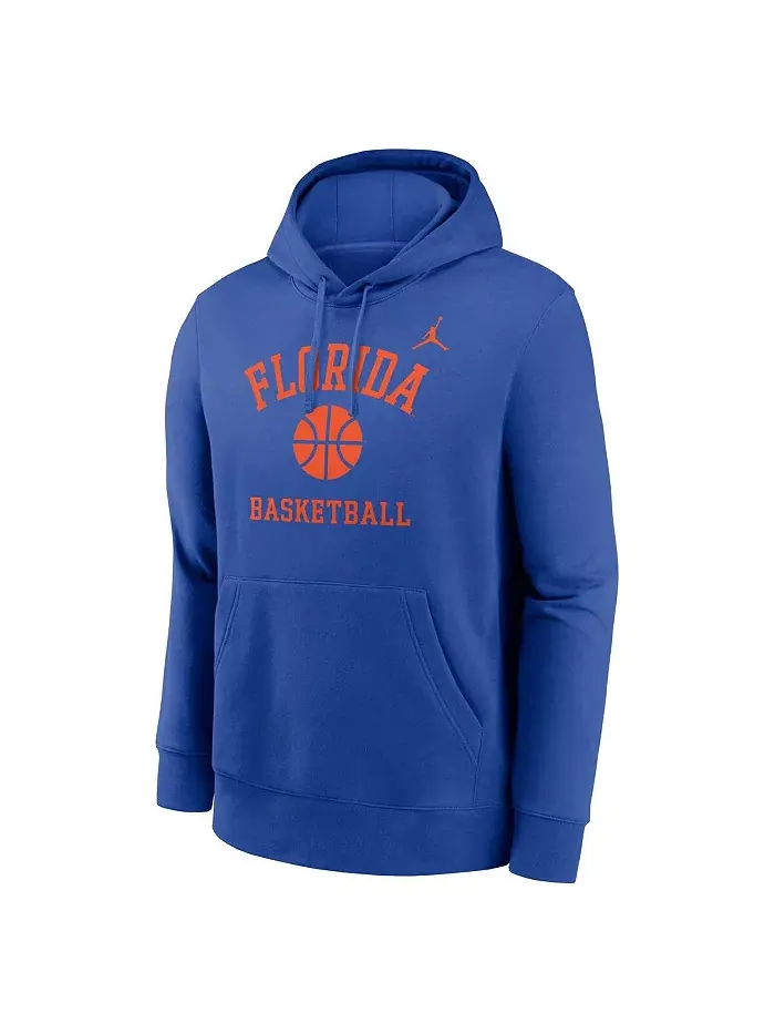 Мужская баскетбольная толстовка с капюшоном Royal Florida Gators Arch Jordan — изображение 3 из 3