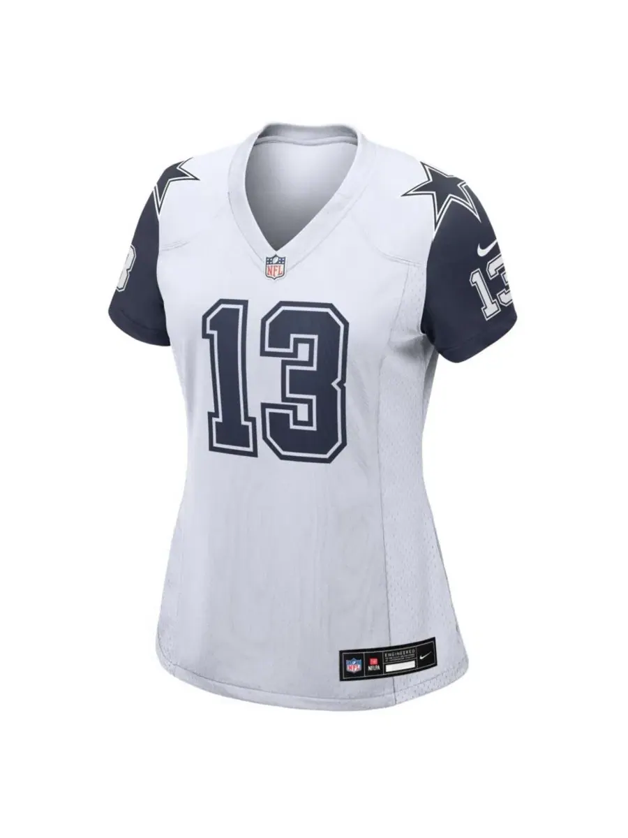 Джерси Nike Caleb Downs White Dallas Cowboys Alternate Game — изображение 2 из 3, белый темно-синий
