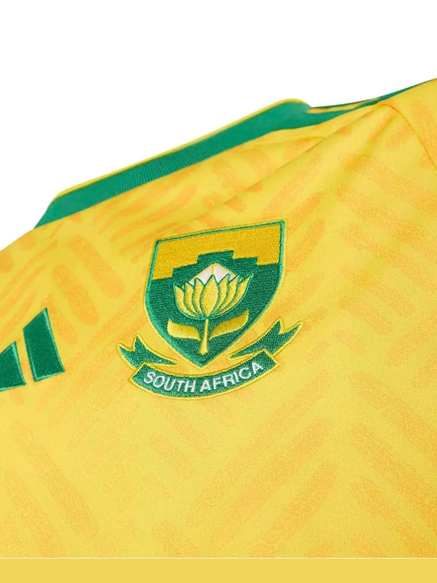 Футболка с коротким рукавом с принтом South Africa National Team 2026 Home Replica Jersey adidas — изображение 4 из 5, желтый
