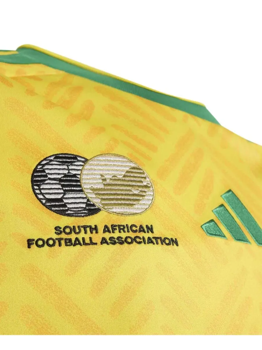 Футболка с коротким рукавом с принтом South Africa National Team 2026 Home Replica Jersey adidas — изображение 5 из 5, желтый