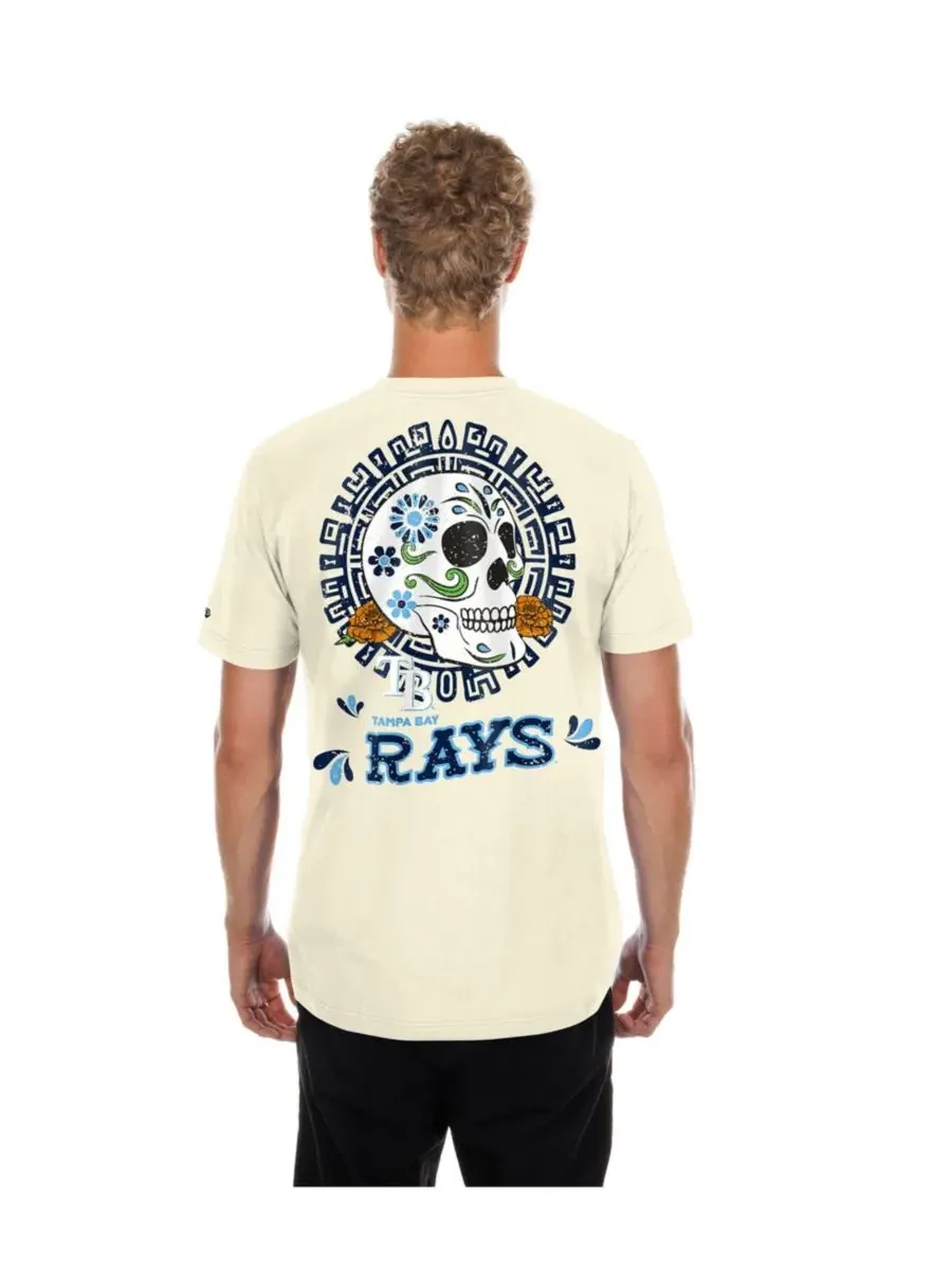 Футболка с принтом Dia de los Muertos Sugar Skull New Era — изображение 2 из 4, прозрачный