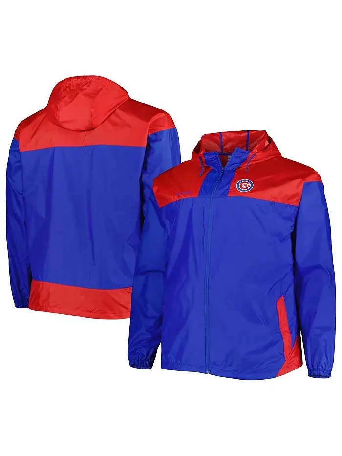 Мужская ветровка с полной застежкой-молнией Royal Chicago Cubs Flash Forward Challenger Big and