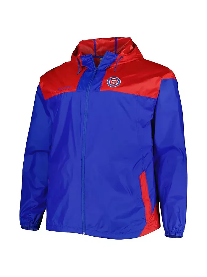 Мужская ветровка с полной застежкой-молнией Royal Chicago Cubs Flash Forward Challenger Big and — изображение 2 из 2