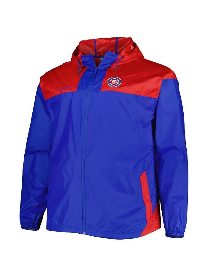 Мужская ветровка с молнией во всю длину Royal Chicago Cubs Flash Forward Challenger Big and Tall — изображение 2 из 2