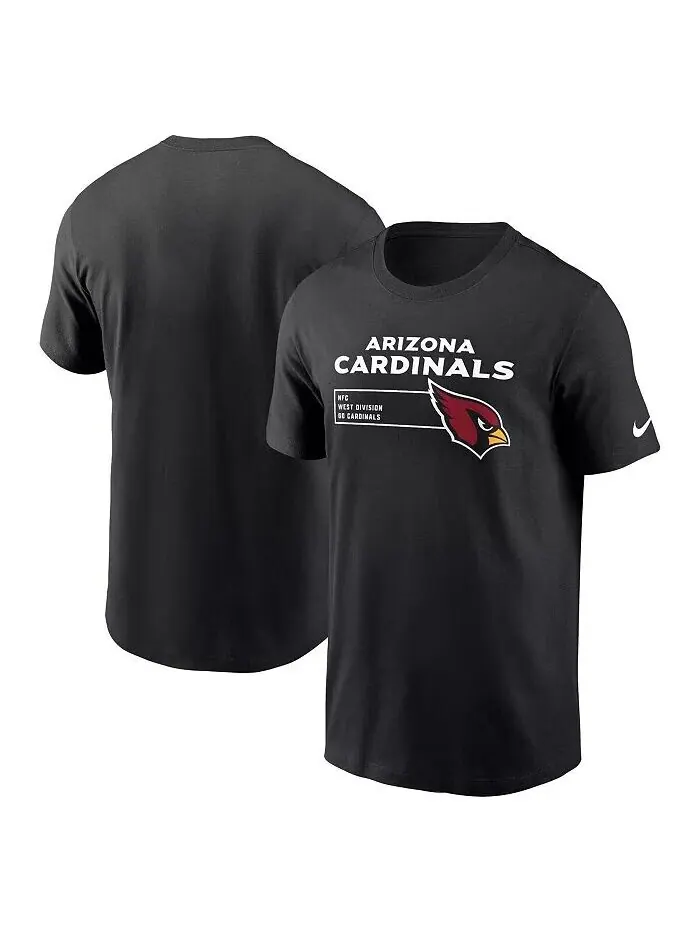 Мужская черная футболка Arizona Cardinals Division Essential Nike — изображение 1 из 3