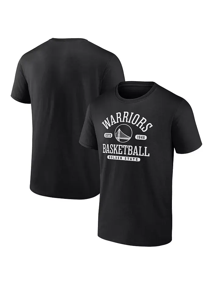 Мужская футболка Golden State Warriors Danger Zone черного цвета Fanatics Mto Label