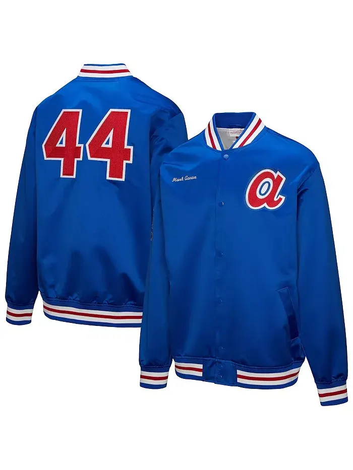 Мужская бейсбольная куртка Atlanta Braves Legends Collection с полной застежкой на пуговицах