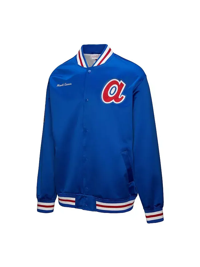 Мужская бейсбольная куртка Atlanta Braves Legends Collection с полной застежкой на пуговицах — изображение 2 из 5