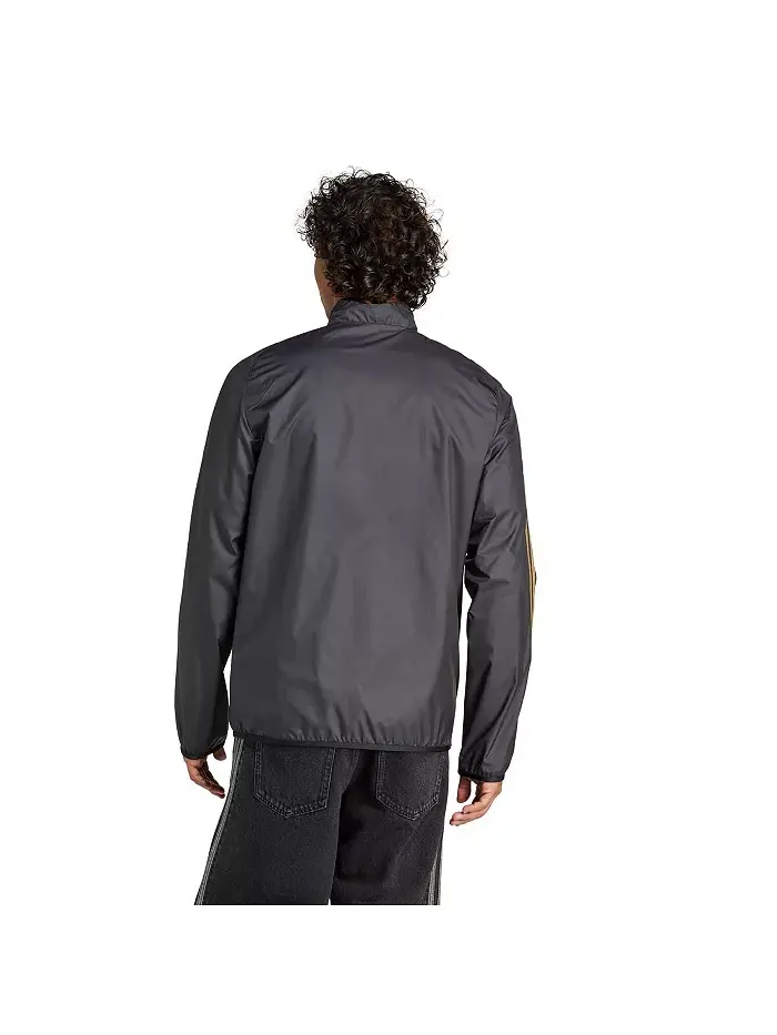 Мужская черно-белая реверсивная куртка на молнии LAFC 2025 Anthem Full-Zip adidas — изображение 3 из 4