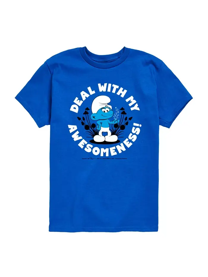 Футболка с графическим принтом Big Boys Awesomeness Smurfs
